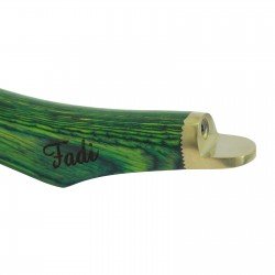 Fadi Straight Blade Knife with Brass Topper